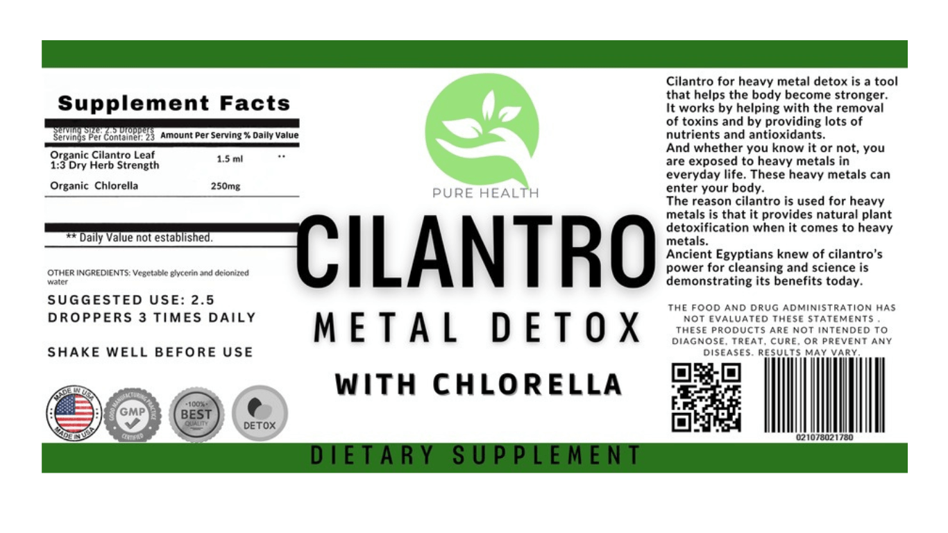 Cilantro Metal Detox With Chlorella - My Store