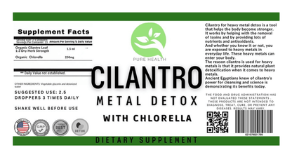 Cilantro Metal Detox With Chlorella - My Store