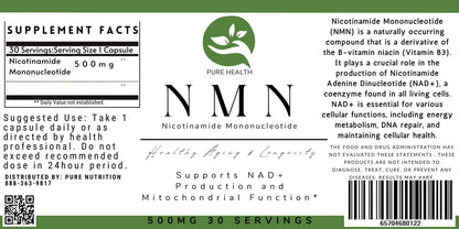 NMN 500 MG Capsules - My Store